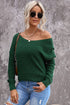 Cross Back Hollow-Out Sweater